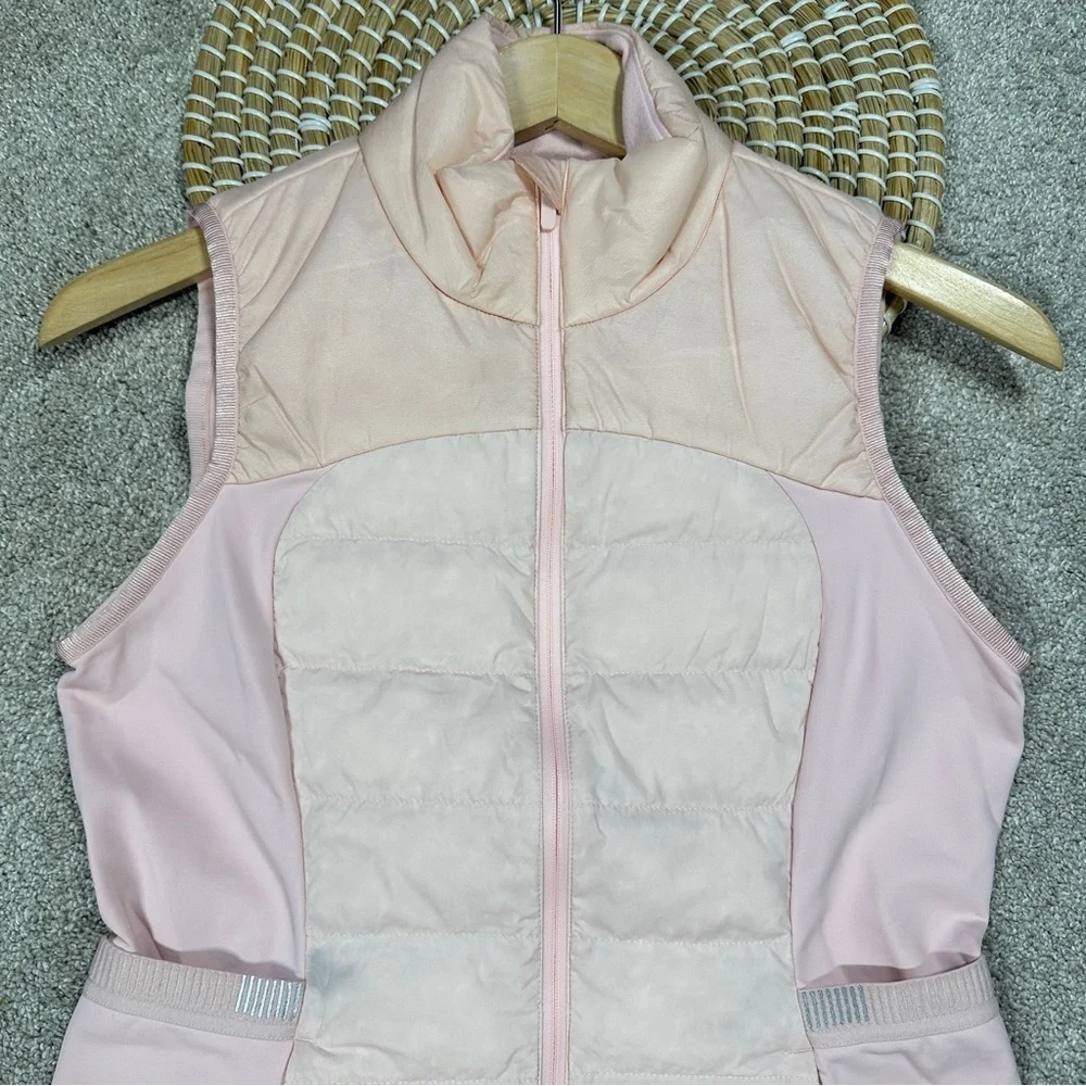 Lululemon Women’s Goose Down Feathers for It All Vest Full Zip in Pink Mist 6